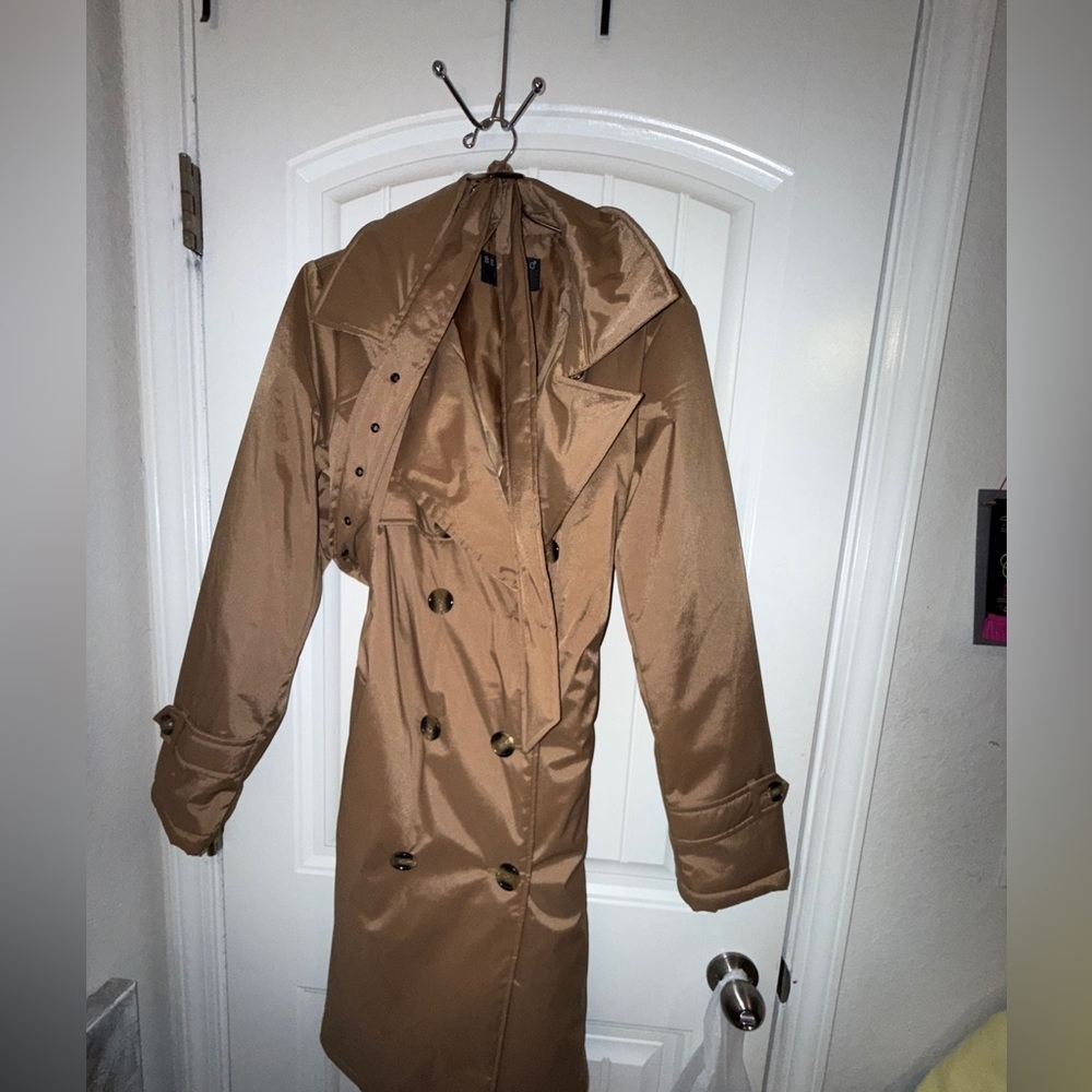 Bernardo Tan Belted Trench Coat New NWT - Picture 9 of 11